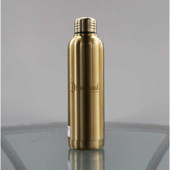 Disneyland Resort Gold Metal Water Bottle - NWT - Happiest Place on Earth Disney - Picture 4 of 8